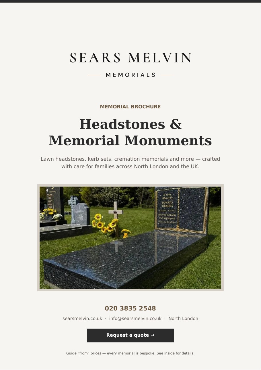 Sears Melvin brochure cover